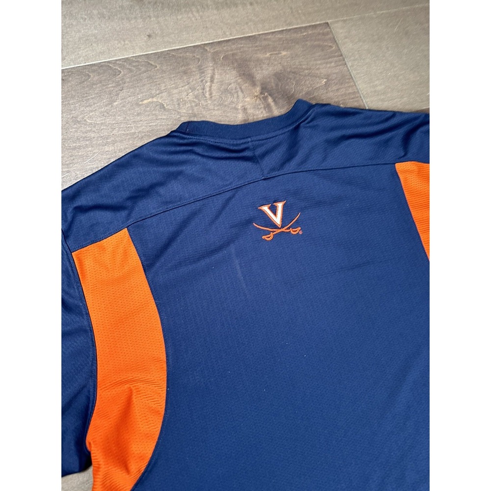 VTG Nike Shirt‎ Men's 2XL Dri-Fit Authentic Training Apparel Virginia Cavaliers - Picture 4 of 10